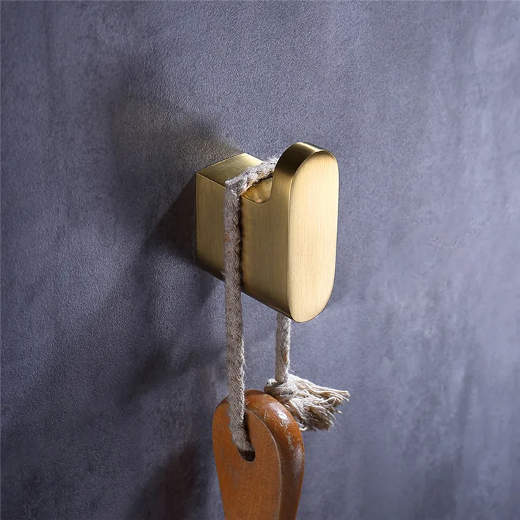Coordinated gold bathroom accessory set from George Bathroom
